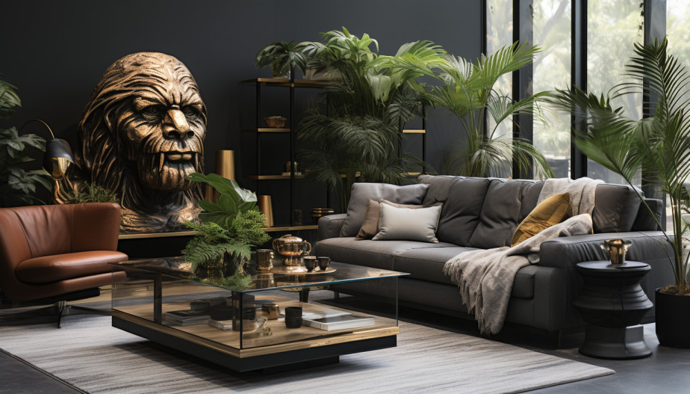 Général - Comment décorer votre salon avec les statues gorilles